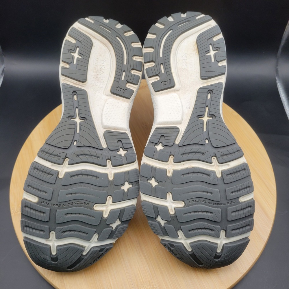 Brooks Ghost 14 Womens Running Shoes Grey White 1203561B089 Size 10 Medium B - Picture 7 of 7